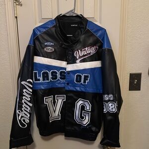 Vamtac Racing Faux Leather Jacket